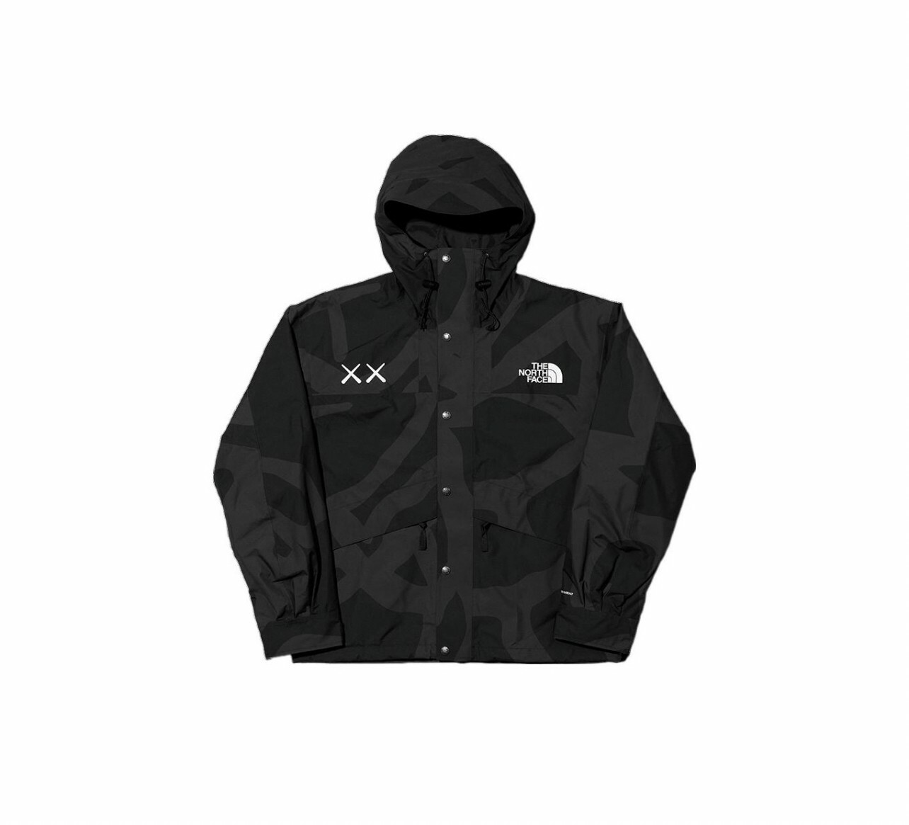 國外代購THE NORTH FACE,KAWS 聯名款 Logo 衝鋒外套 NF0A7WLW-7H2