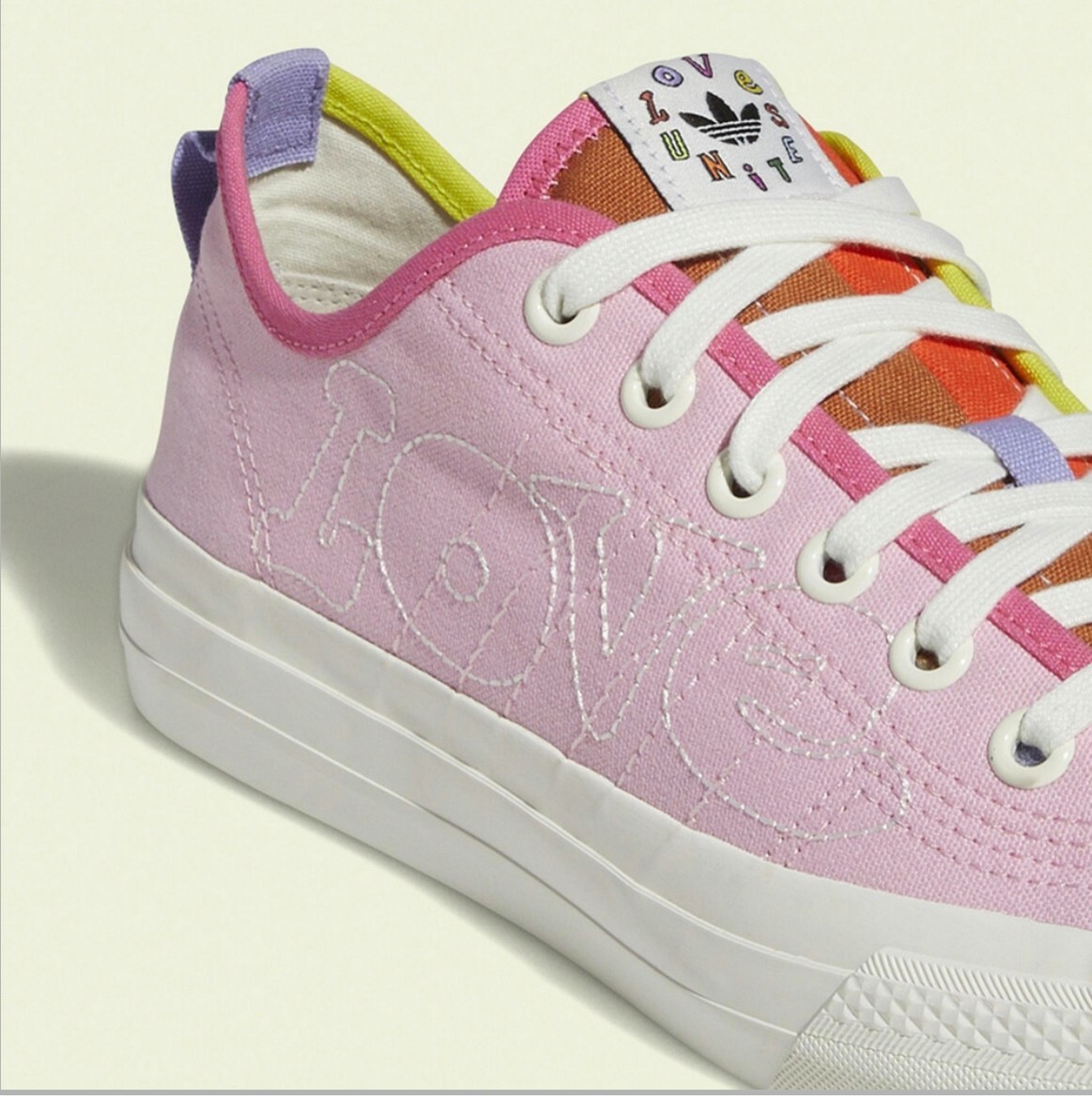 ADIDAS NIZZA PRIDE 男女 休閒鞋 粉彩GW2419 Dec