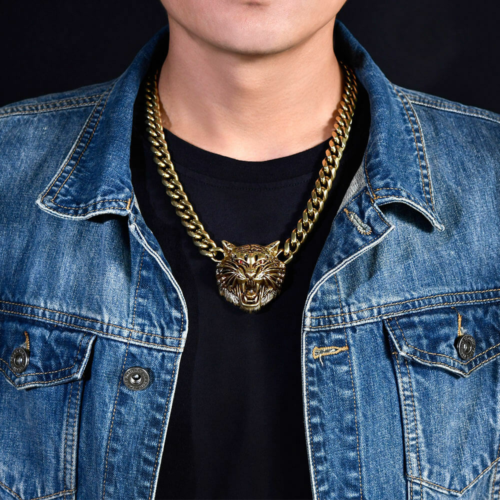 虎年系列猛虎 個性項鍊/個性飾品/項鍊－快速出貨