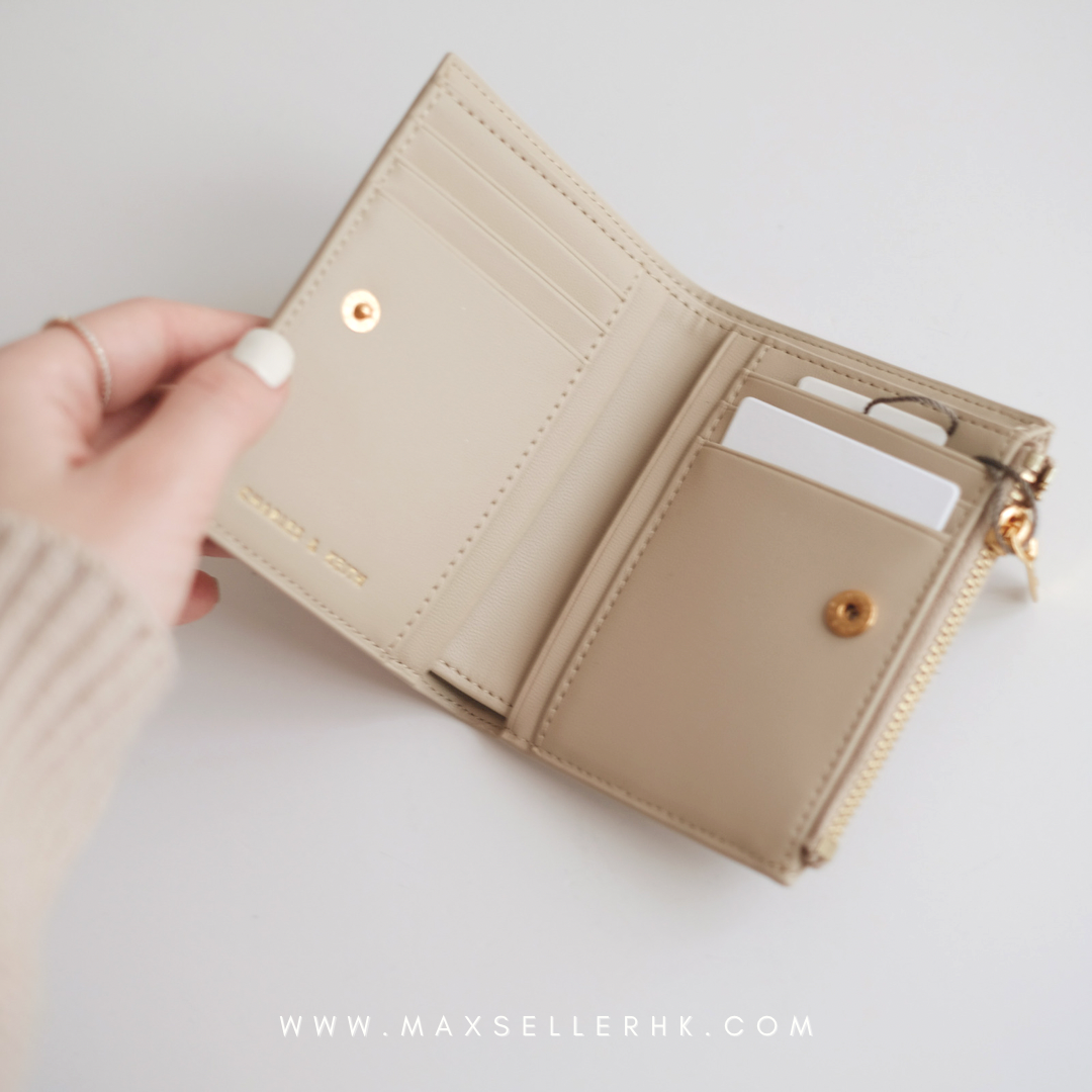 現貨｜Charles and Keith 拉鏈短銀包｜Charles & Keith Short Wallet vintage #907