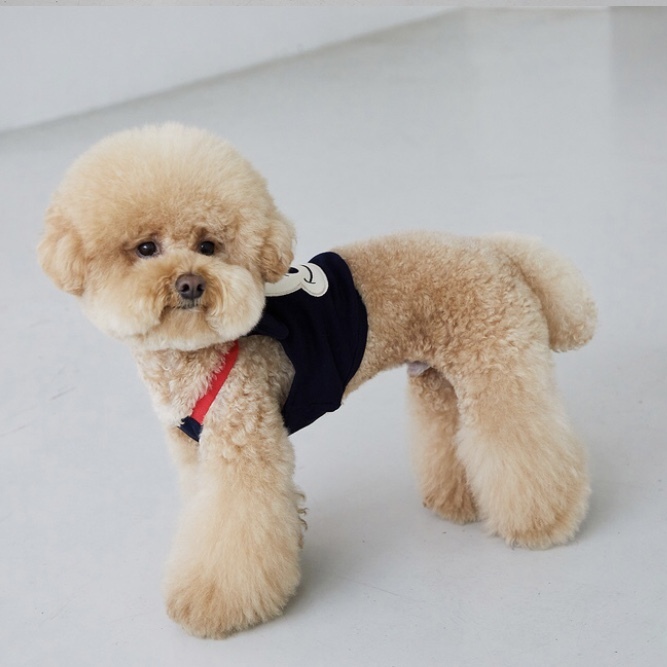 迪士尼米奇朋友-3D短版背心-米奇 黑