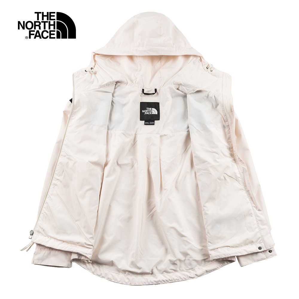 代購 THE NORTH FACE女 防水透氣連帽衝鋒衣 白 NF0A7QSIN3N DEC