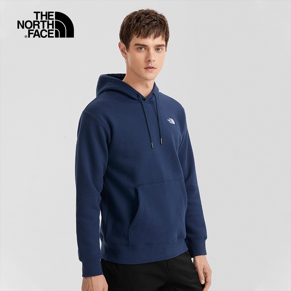 代購 THE NORTH FACE印花寬鬆 連帽大學T 藍NF0A7QV78K2 DEC