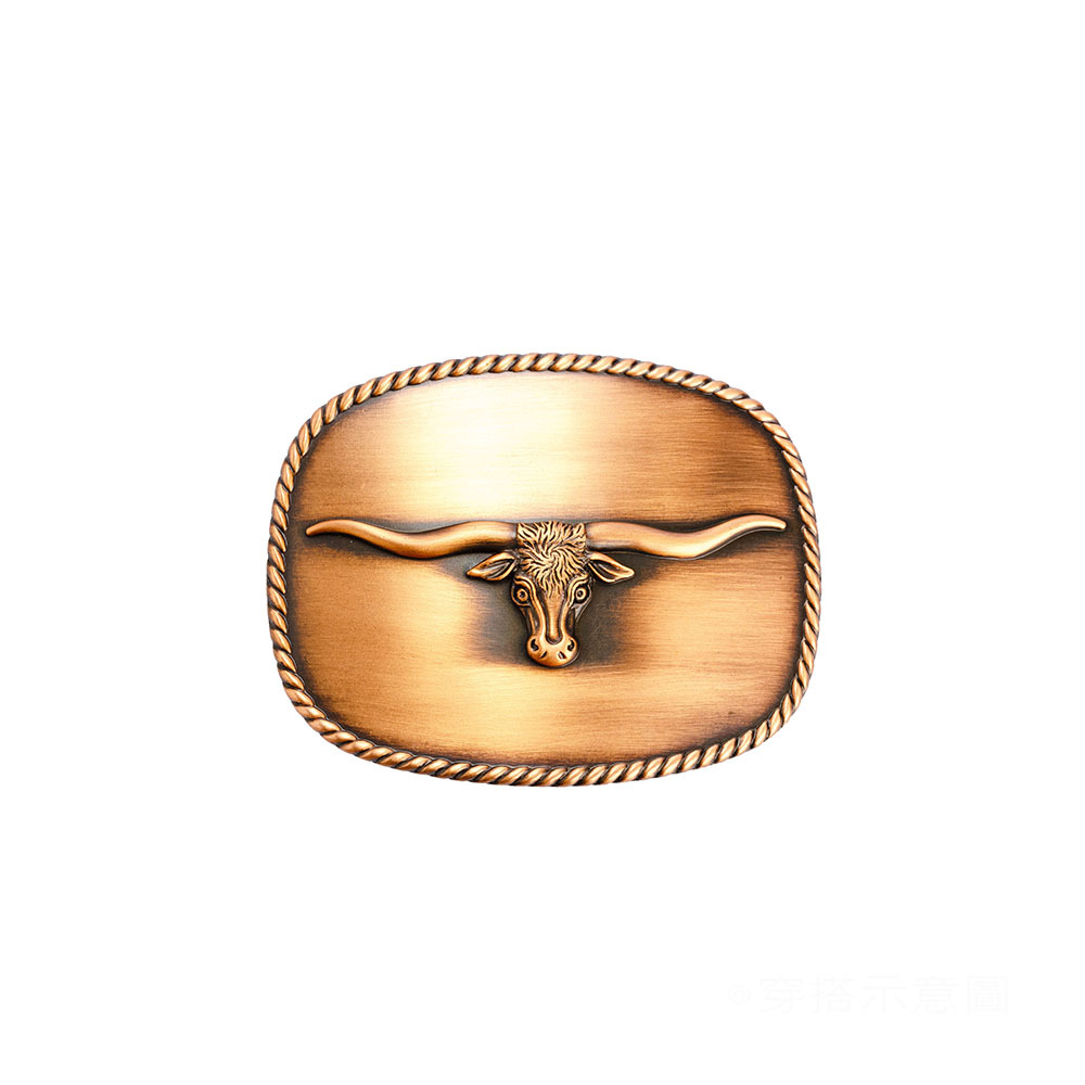 德洲長角牛 造型皮帶扣 / 皮帶頭 - 現貨