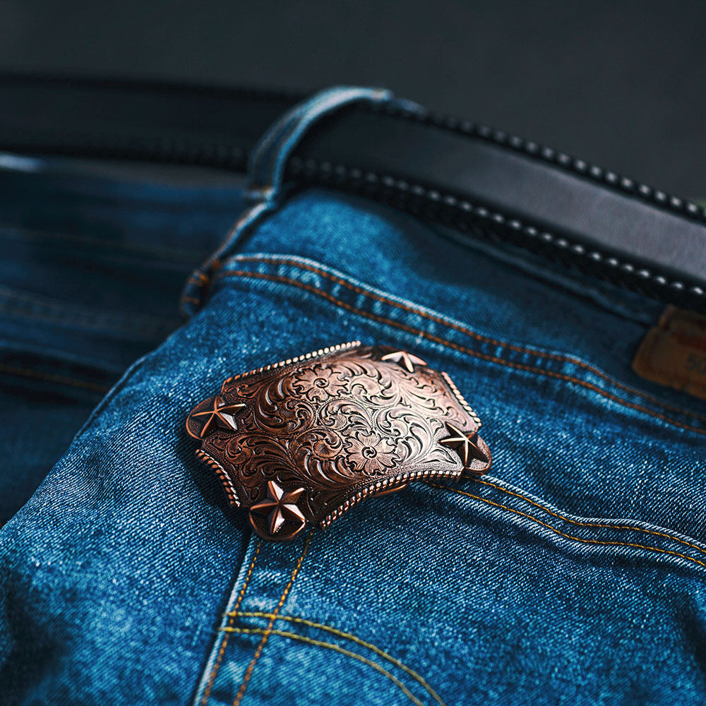 西部典藏德州星 造型皮帶扣 / 皮帶頭 - 現貨