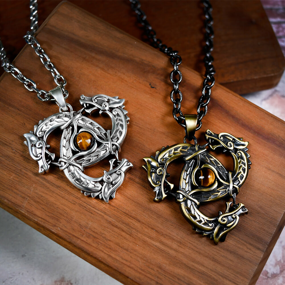 凱爾特狼虎眼石 個性項鍊/個性飾品/項鍊－快速出貨