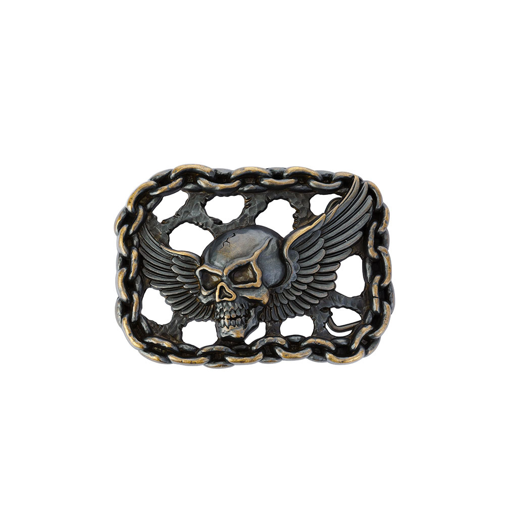 闇夜骷髏 造型皮帶扣 / 皮帶頭 - 現貨