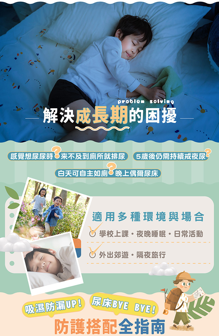 日本速吸男童尿用內褲 解決成長期的困擾 IOHS 十分幸福 (微50CC-100CC)日本速吸男童尿用內褲 試用場景介紹
