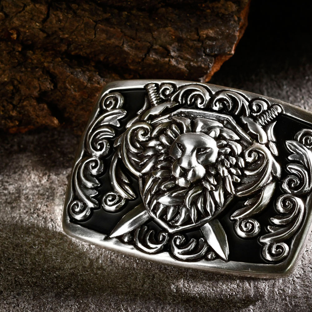 獅子戰士 造型皮帶扣 / 皮帶頭 - 現貨