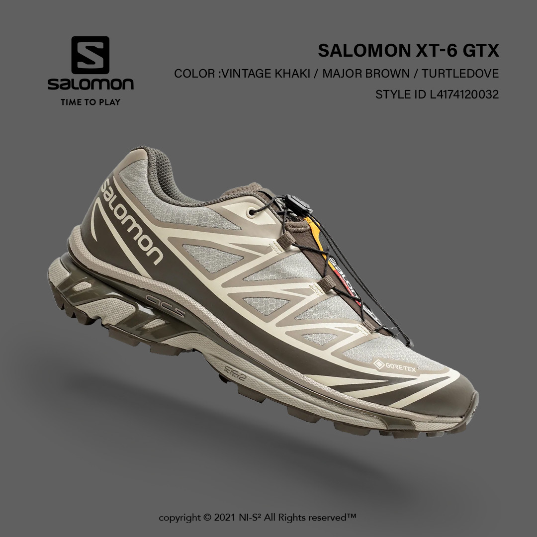 新品salomon xt-6 gtx 24cm-