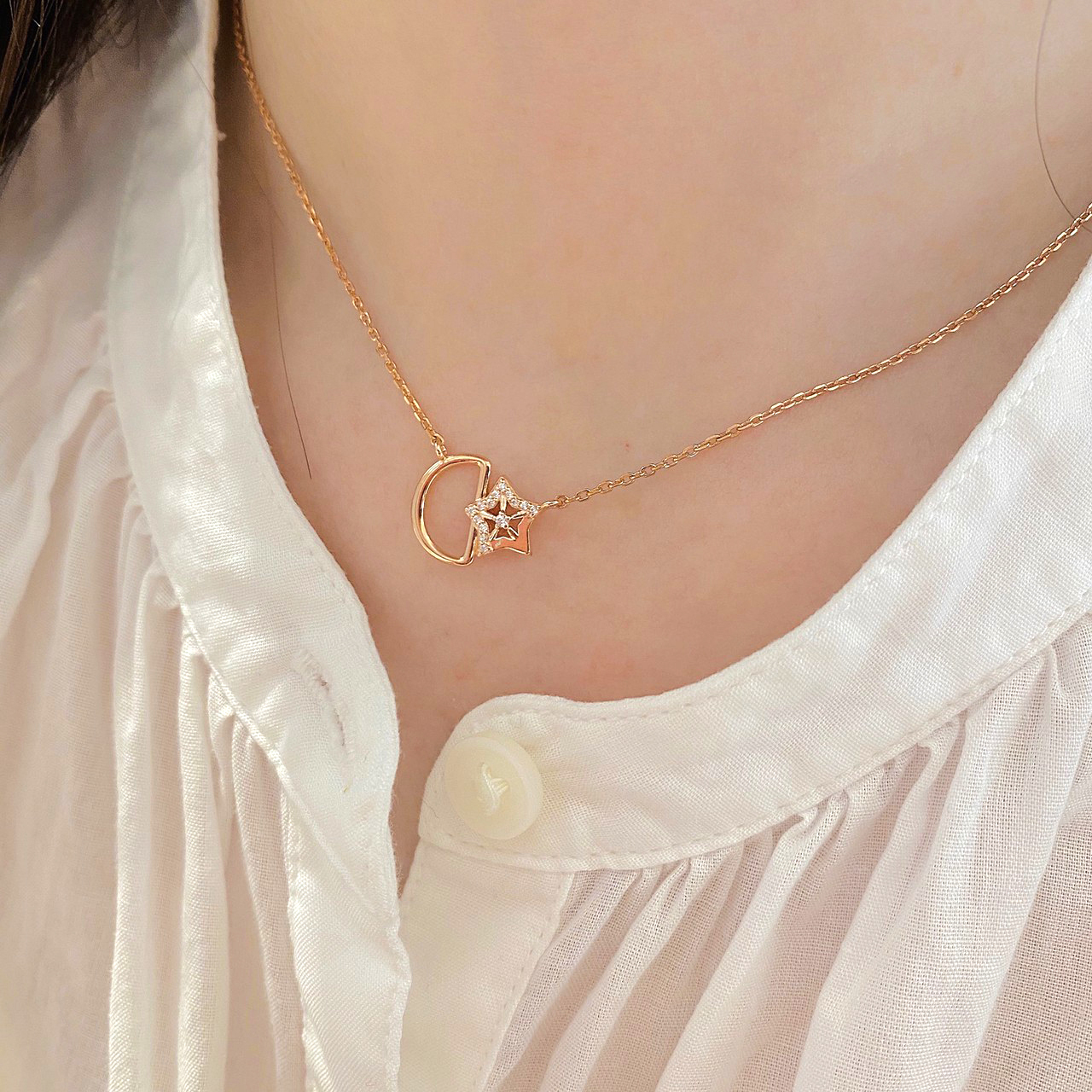 許下星願 純銀項鍊