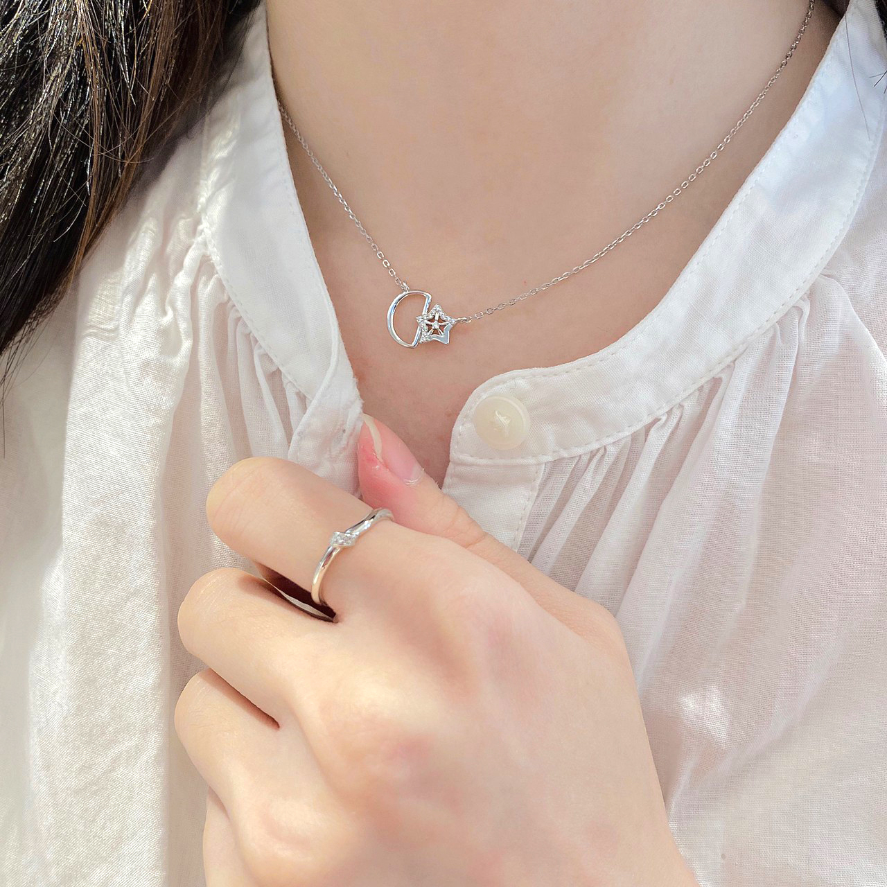 許下星願 純銀項鍊