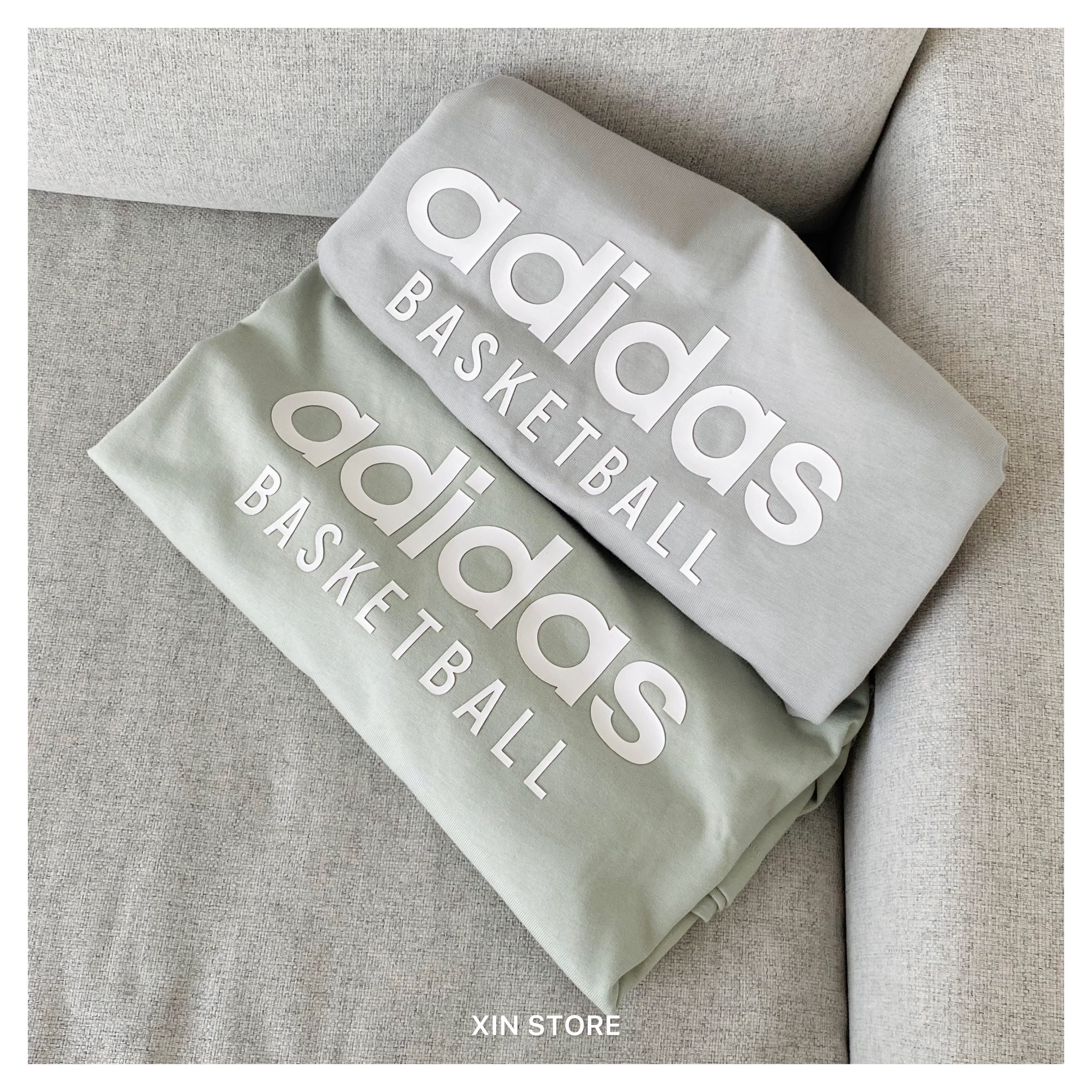 Xin Store🔹Adidas Basketball Unitefit 薄長袖落肩寬鬆背大字長袖