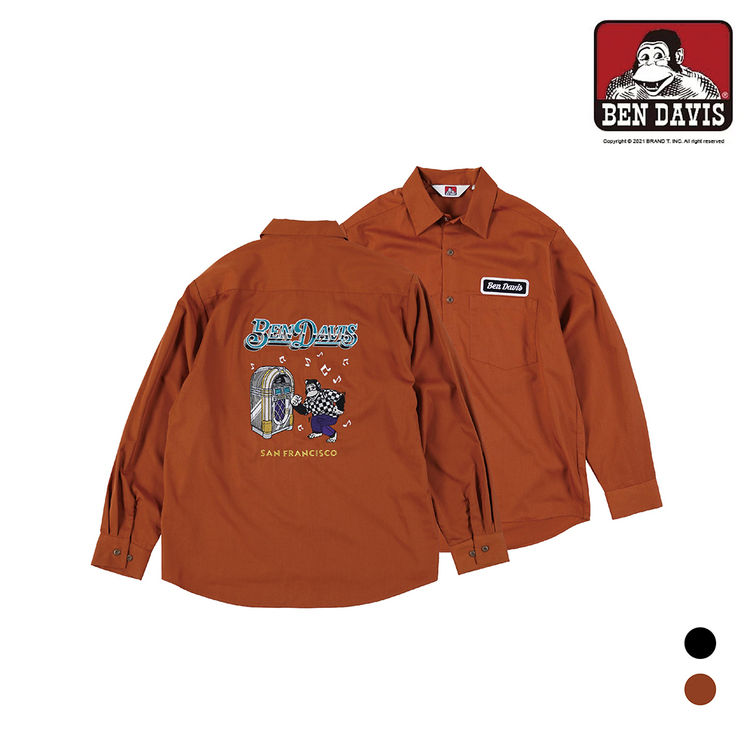 【 BEN DAVIS | 貼布工作襯衫 - 2色 】