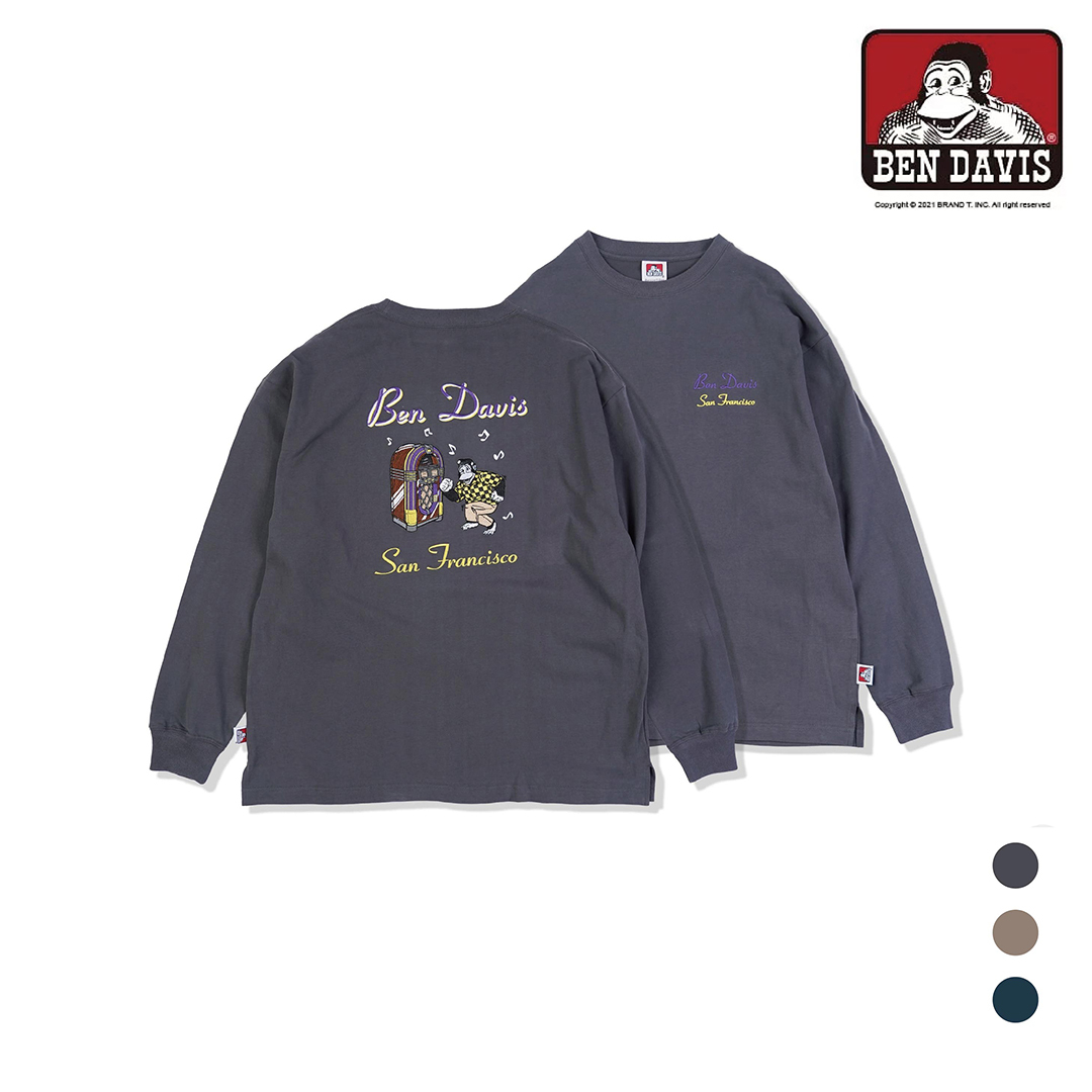 【 BEN DAVIS | 跳舞猿人薄長T - 2色 】