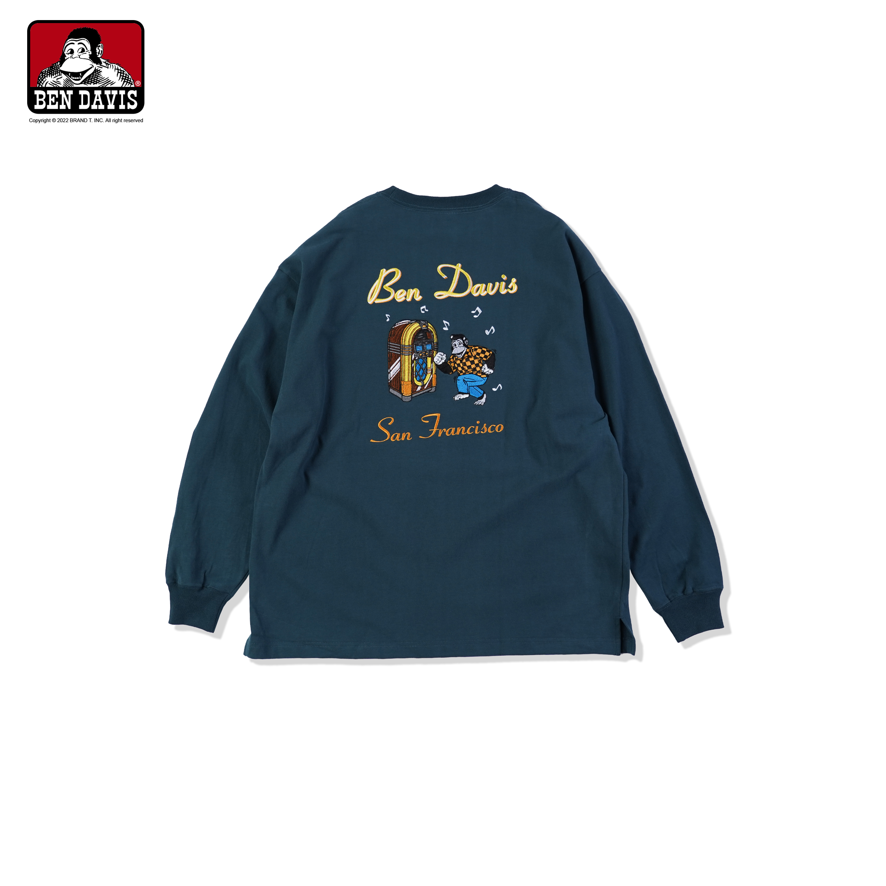 【 BEN DAVIS | 跳舞猿人薄長T - 2色 】