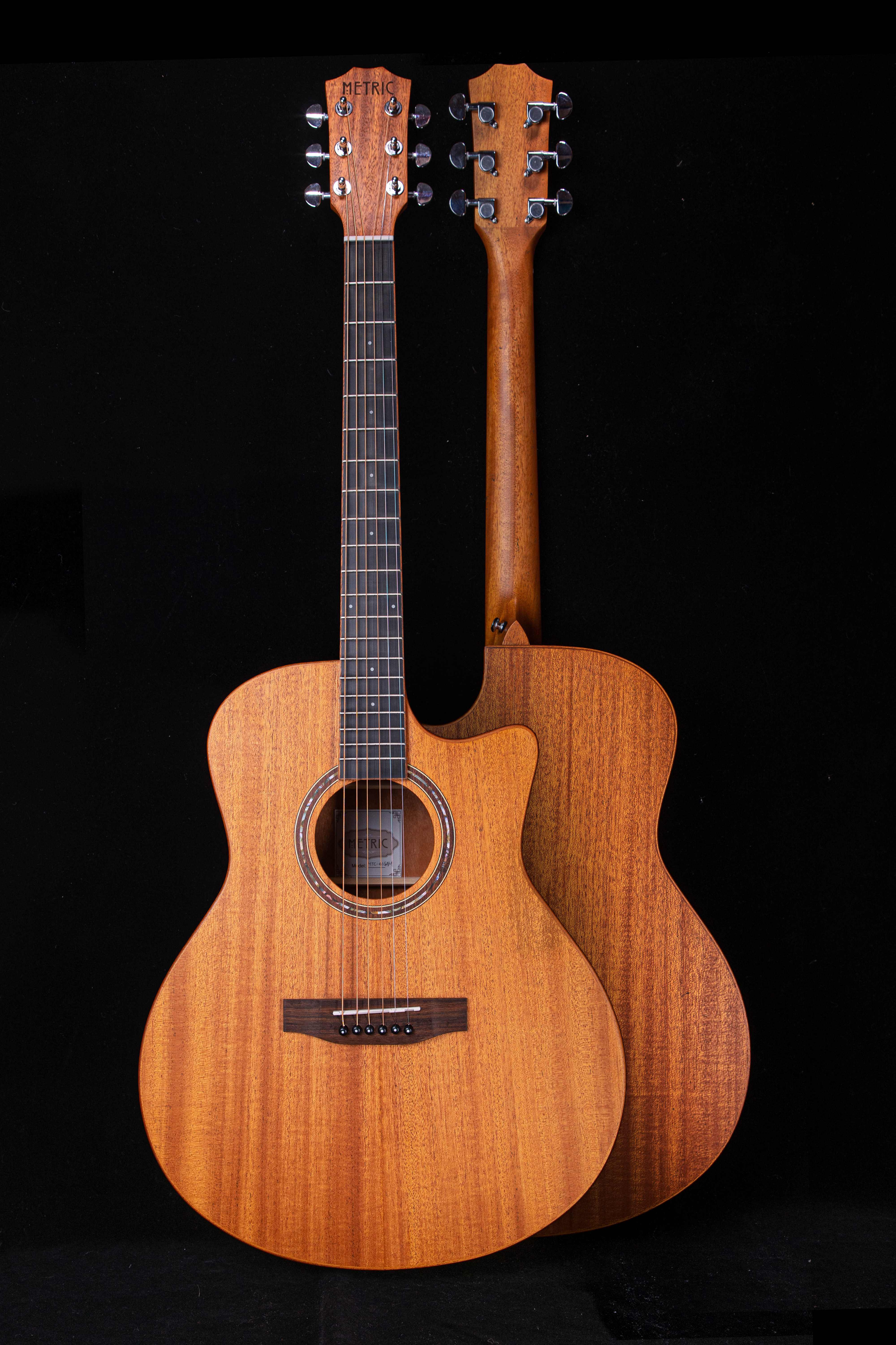 METRIC 霧面 全桃花心木面單 GA桶缺角 木吉他 附琴袋、配件｜ MTC-40GAM 40吋 / MTC-41GAM 41吋