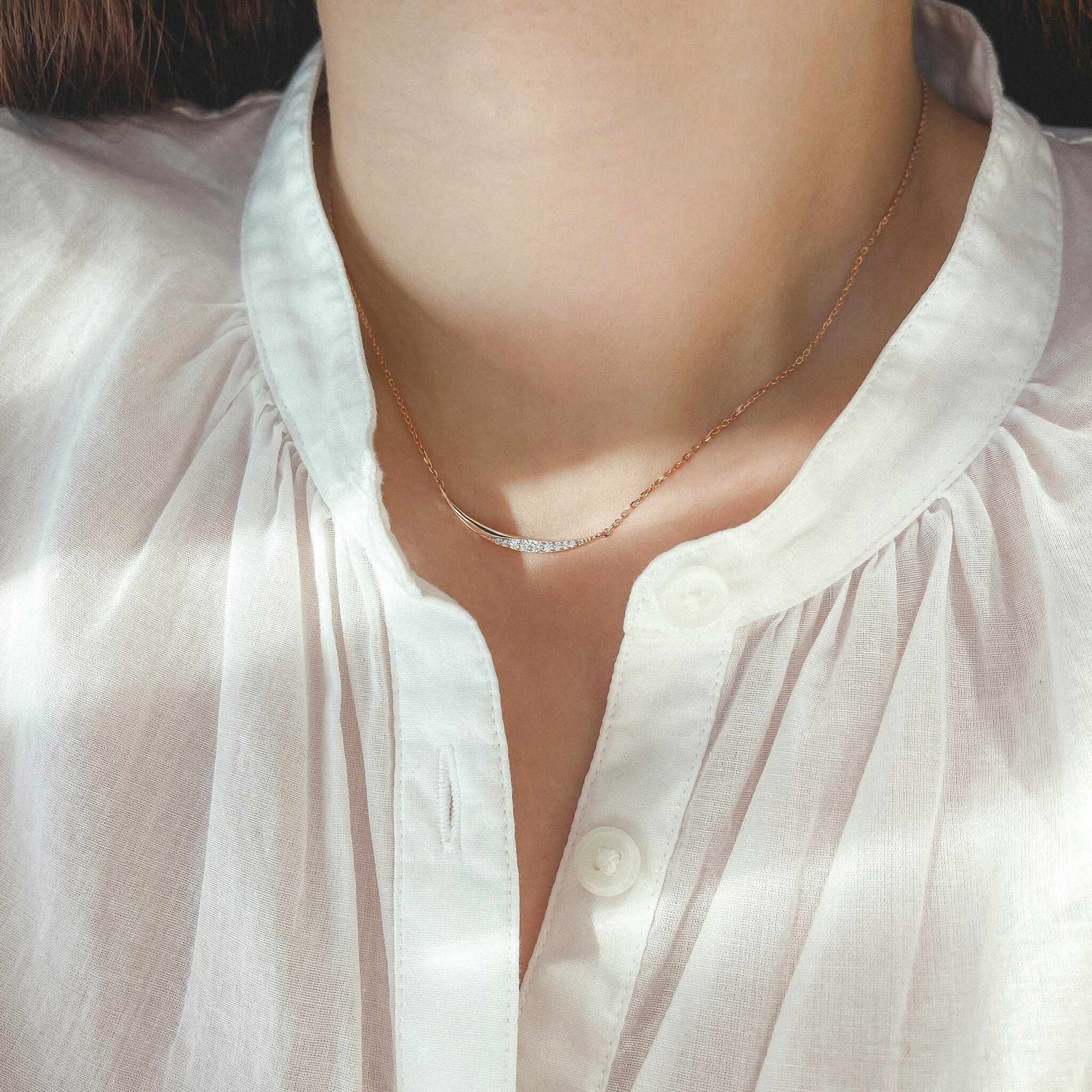 經典微笑 純銀項鍊