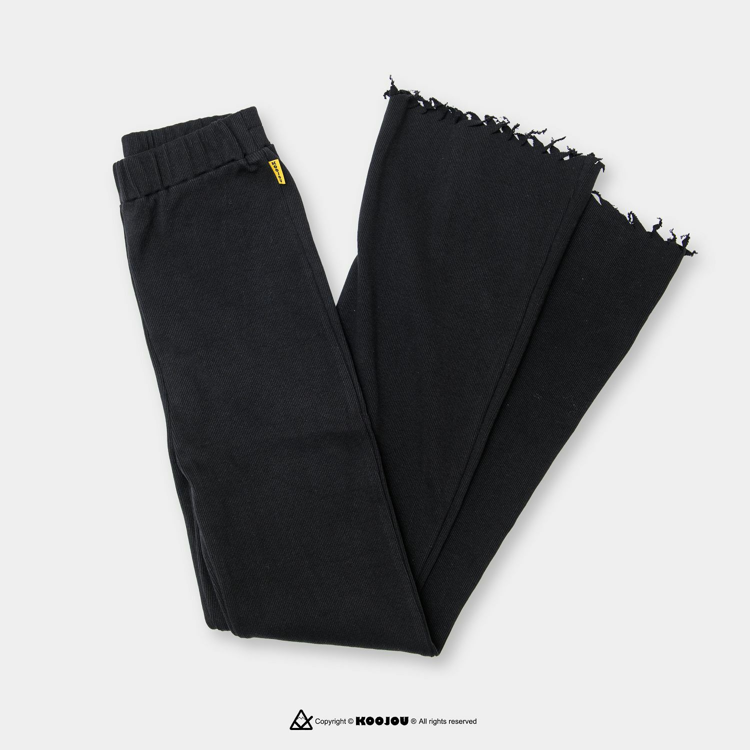 KID ® KOOJOU 褲管抓損修身長褲