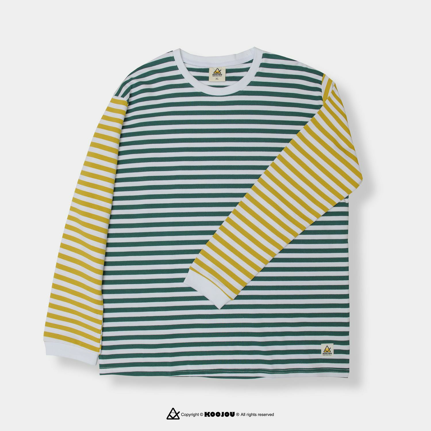 KID ® KOOJOU 撞色條紋長T