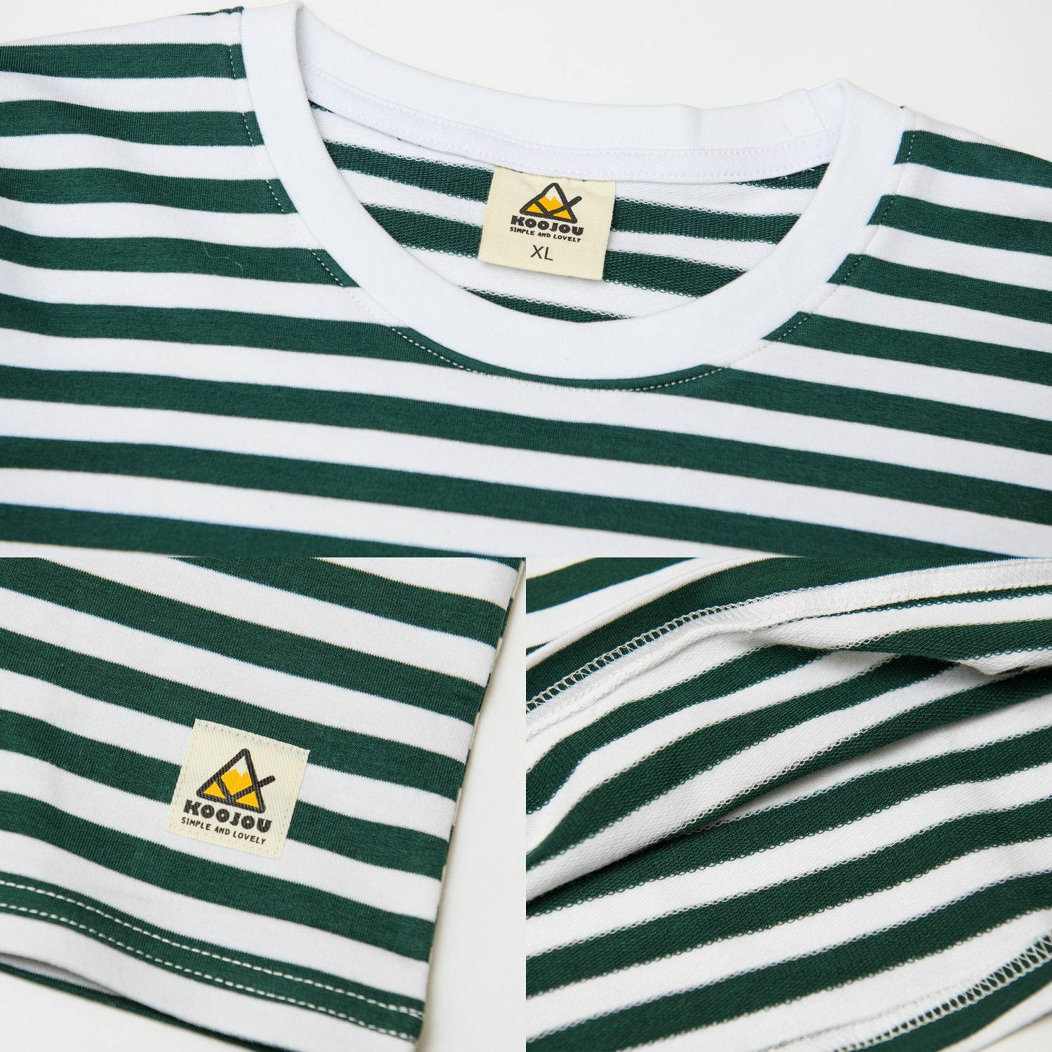 KID ® KOOJOU 撞色條紋長T