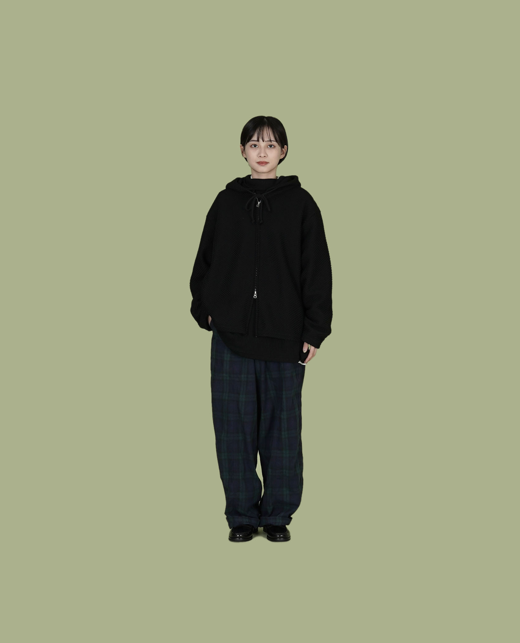 O.POism   歐波医生日本製鬆緊腰前車線錐型褲