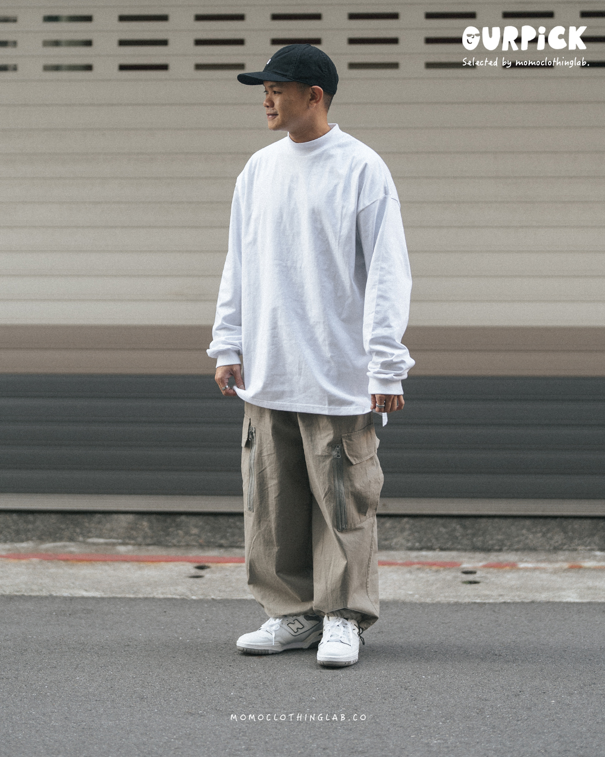 OurPick 半高領 長袖T恤 3色