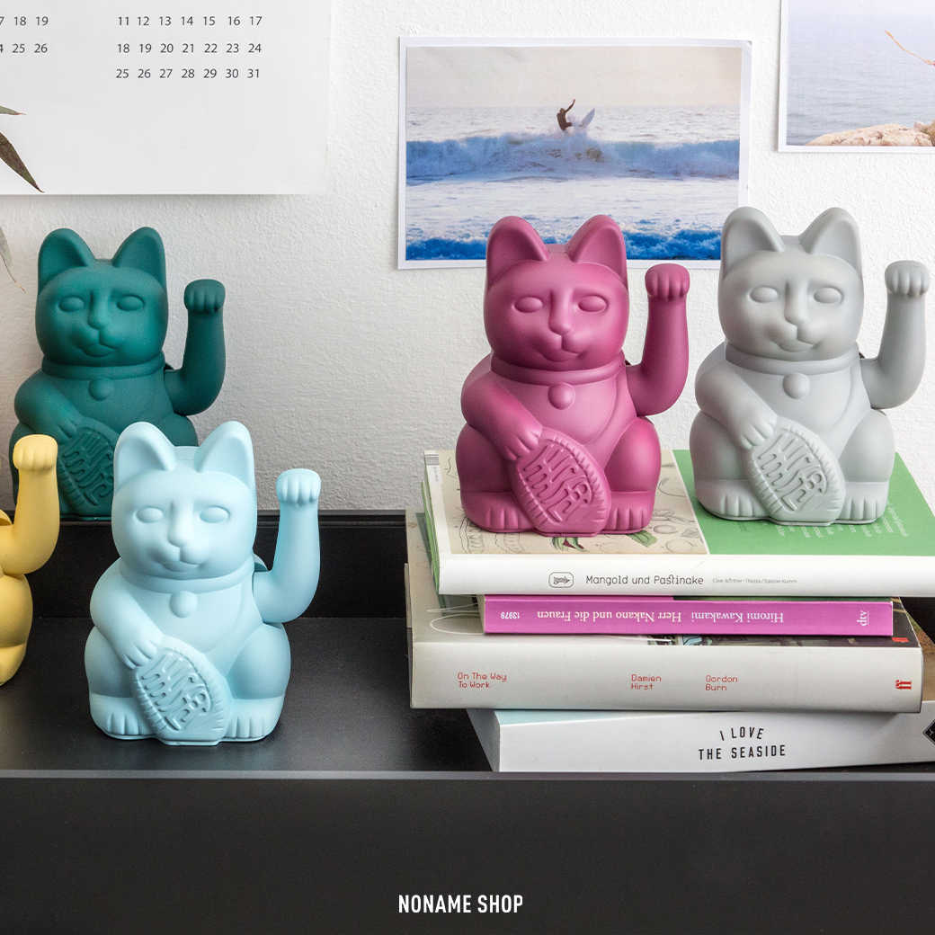 DONKEY Lucky Cat 招手 招財貓 幸運貓 灰