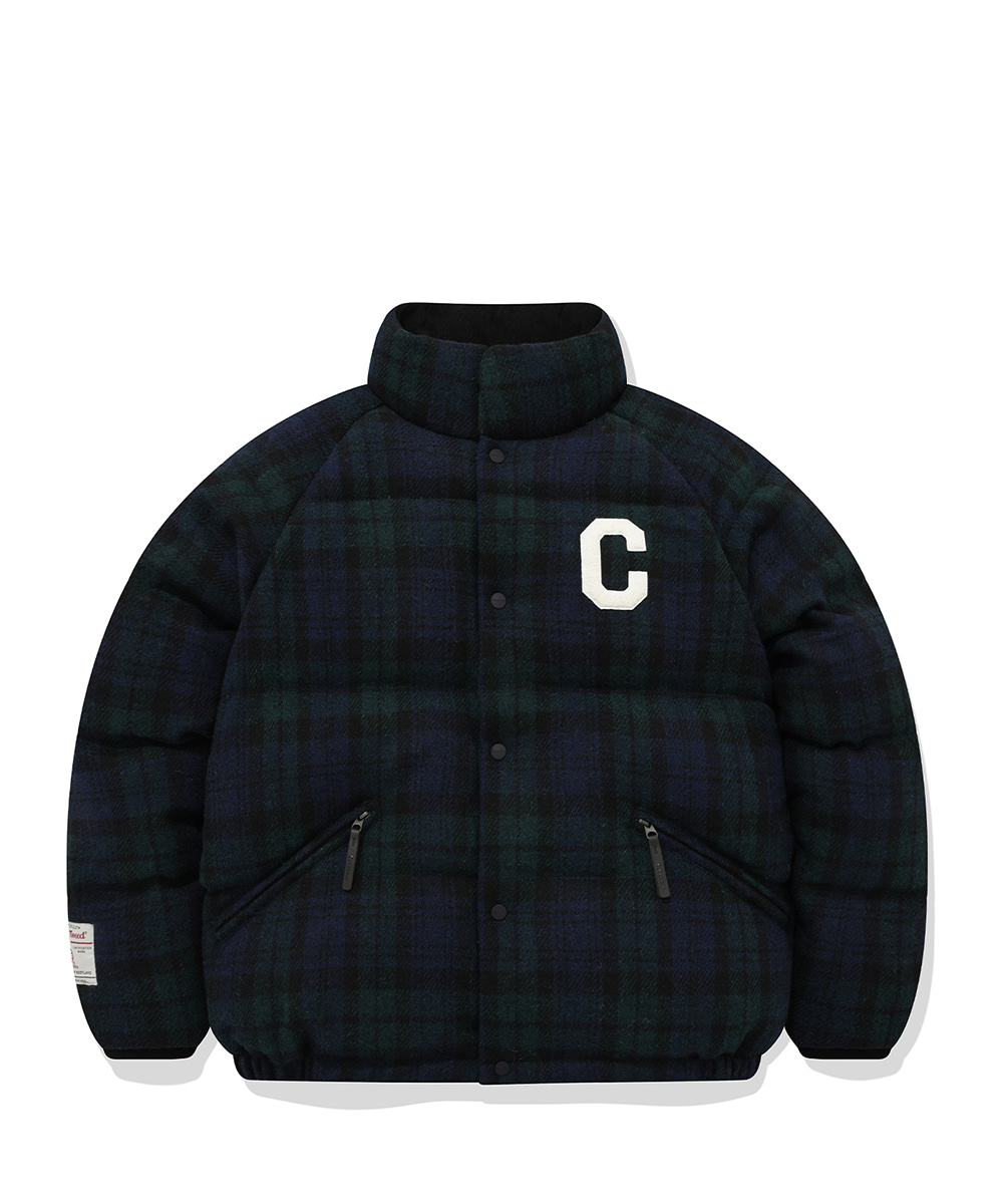 COVERNAT RDS Harris C-LOGO 保暖 羽絨外套 大衣 藍綠色