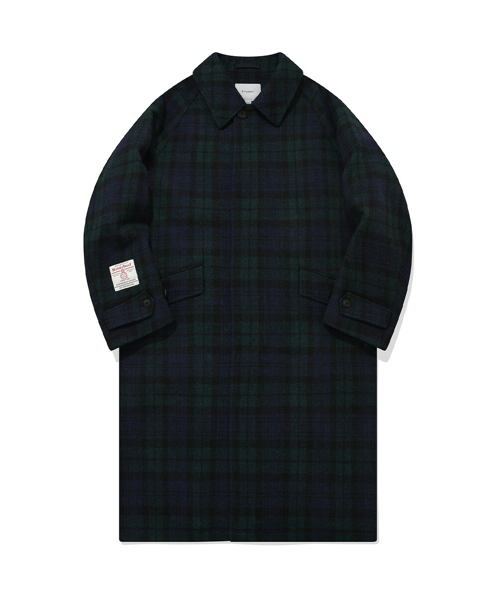 COVERNAT Harris Tweed 羊毛 保暖 羽絨外套 大衣