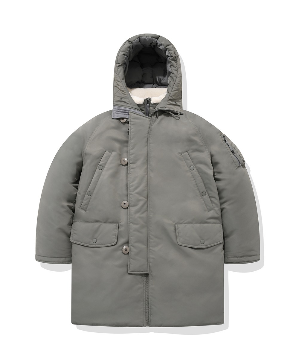 COVERNAT RDS 金剛狼 N3B 羽絨連帽外套 大衣 橄欖色