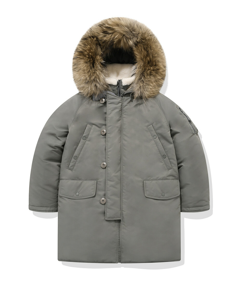 COVERNAT RDS 金剛狼 N3B 羽絨連帽外套 大衣 橄欖色