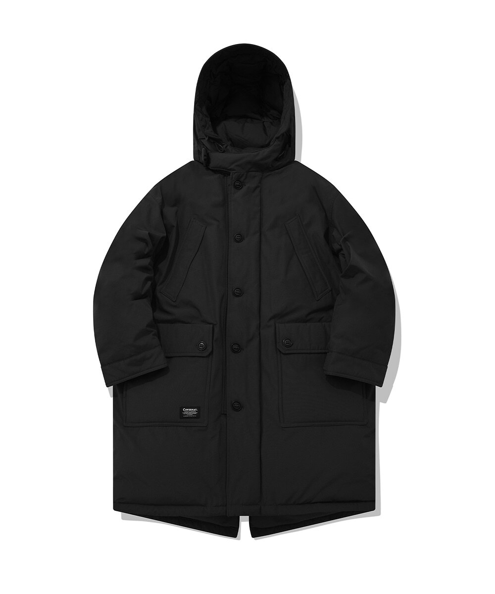 COVERNAT RDS Explorer 魚尾 外套 大衣 黑色