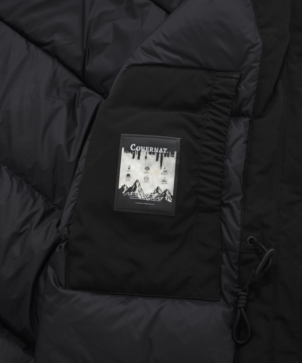 COVERNAT RDS Explorer 魚尾 外套 大衣 黑色