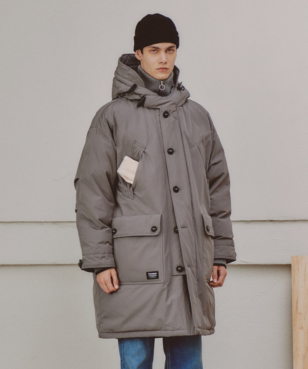 COVERNAT RDS Explorer 魚尾 外套 大衣 灰色
