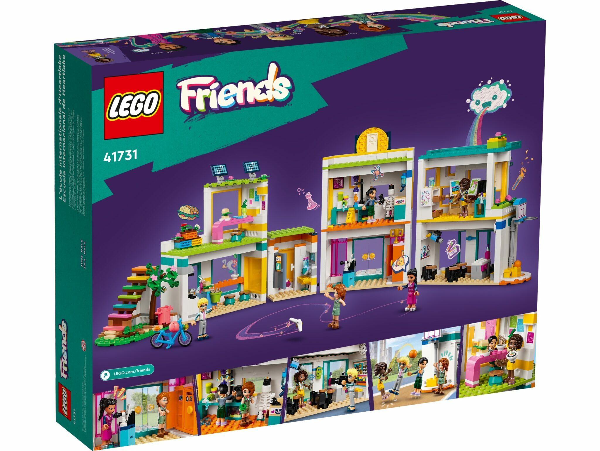[飛米樂高積木專賣店] LEGO 41731- Friends 心湖城國際學校