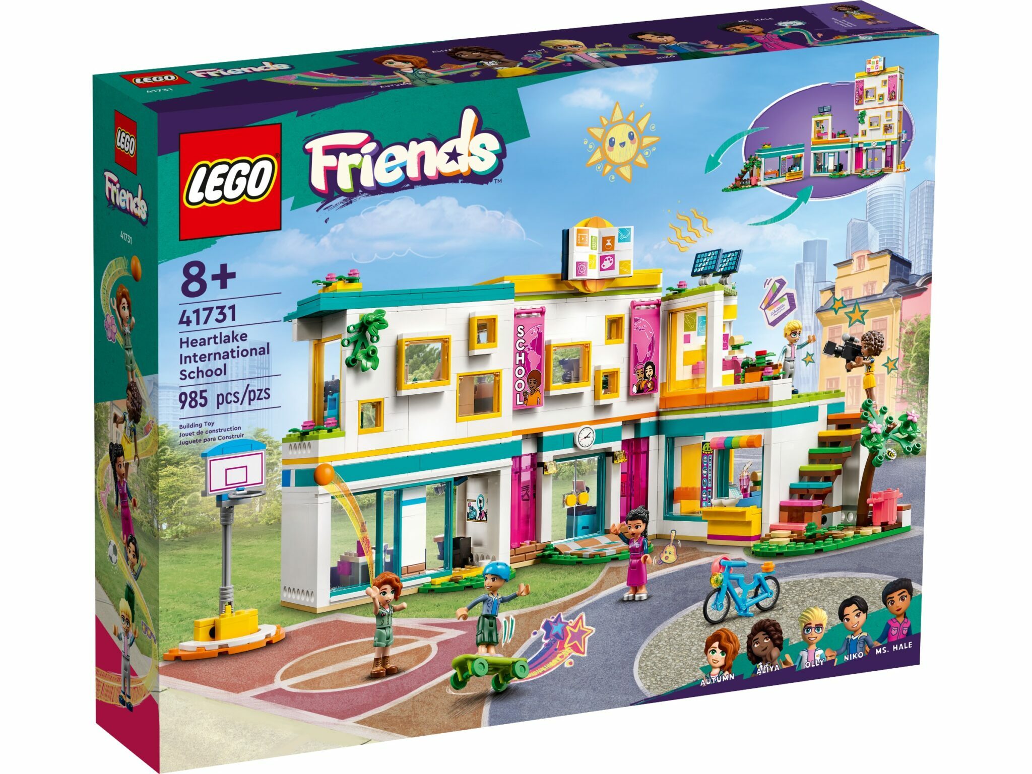 [飛米樂高積木專賣店] LEGO 41731- Friends 心湖城國際學校