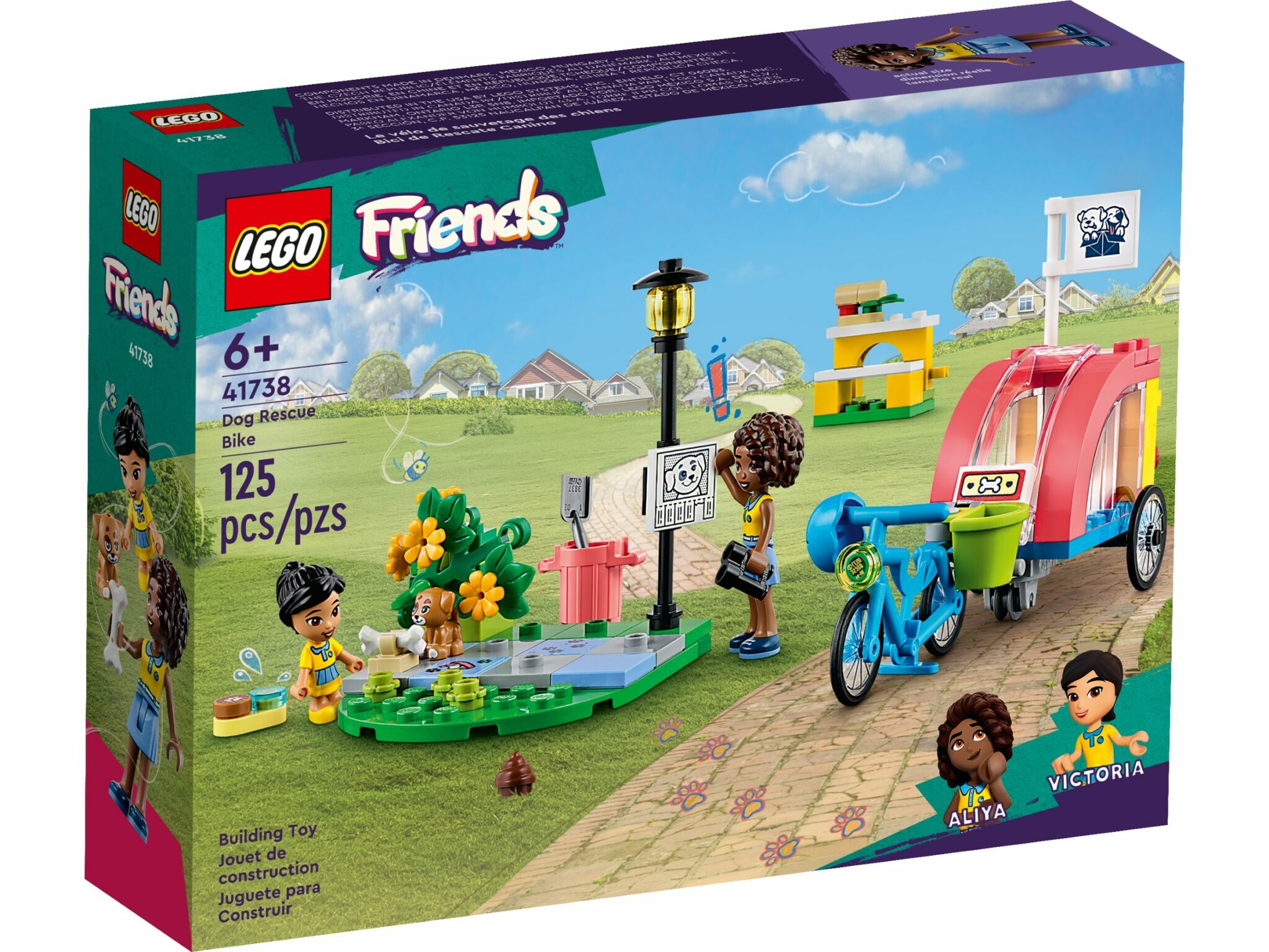 [飛米樂高積木專賣店] LEGO 41738- Friends 狗狗救援腳踏車