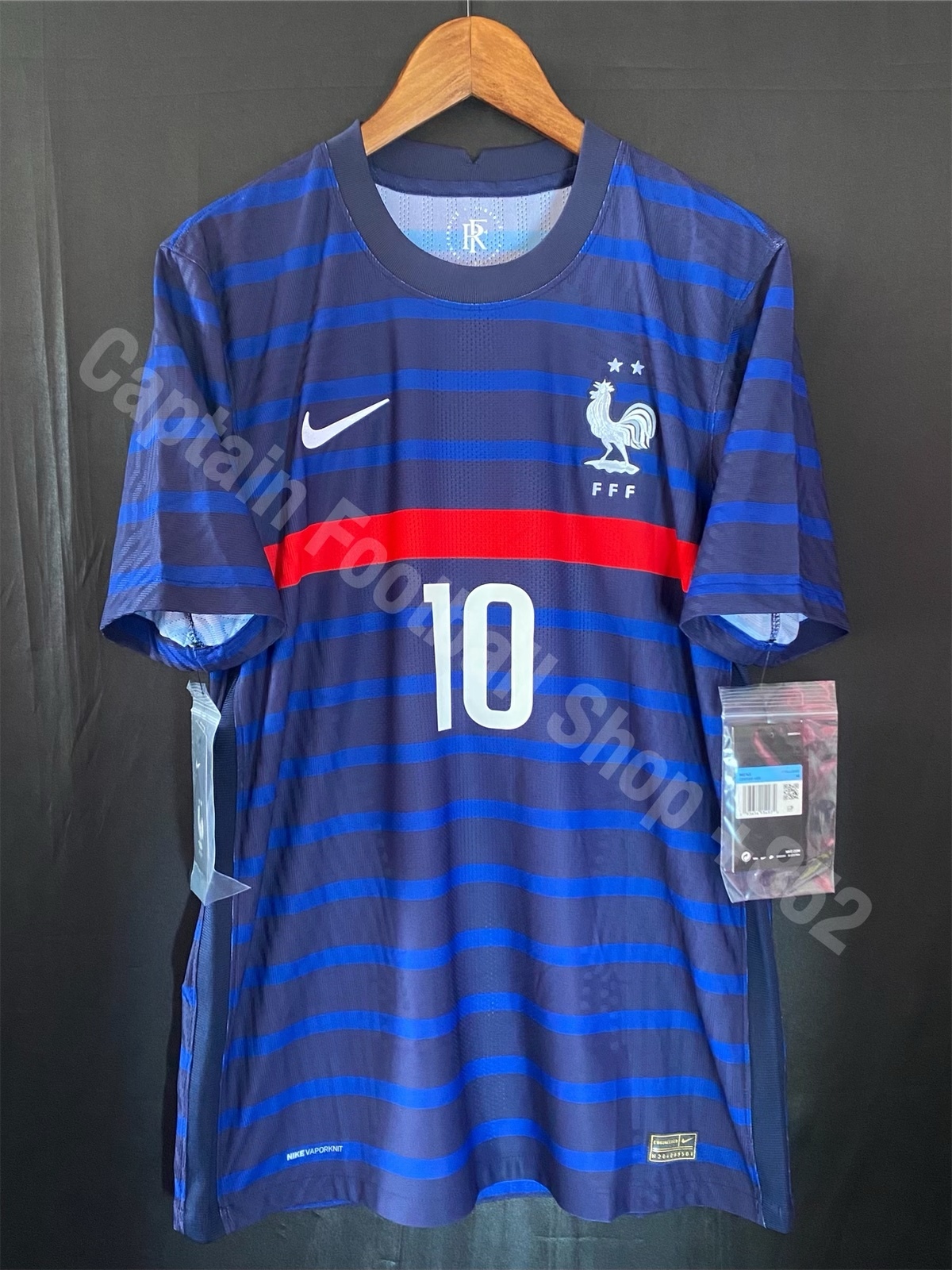 France 2020 Nike Home Authentic Player Shirt #10 MBAPPE