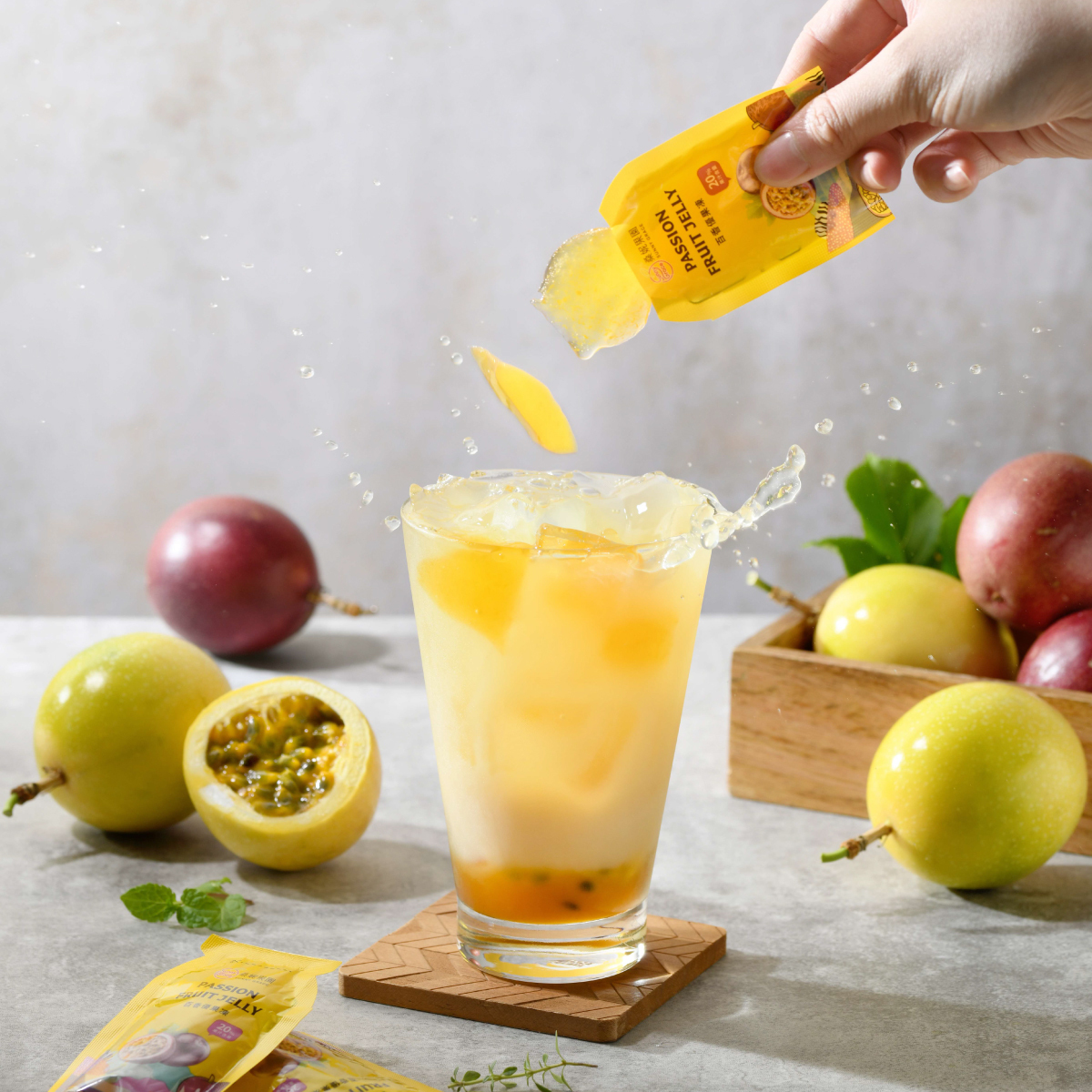 【桑妮果園】百香優果凍_經濟包500g 📌最新一批生產完成陸續出貨中🚀