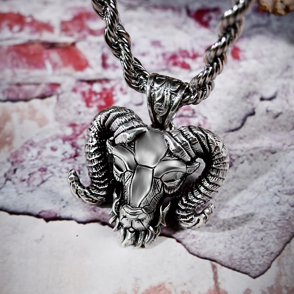 率性山羊頭 個性項鍊/個性飾品/項鍊－快速出貨