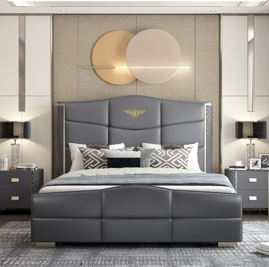 義式輕奢皮床 AOZ-M132