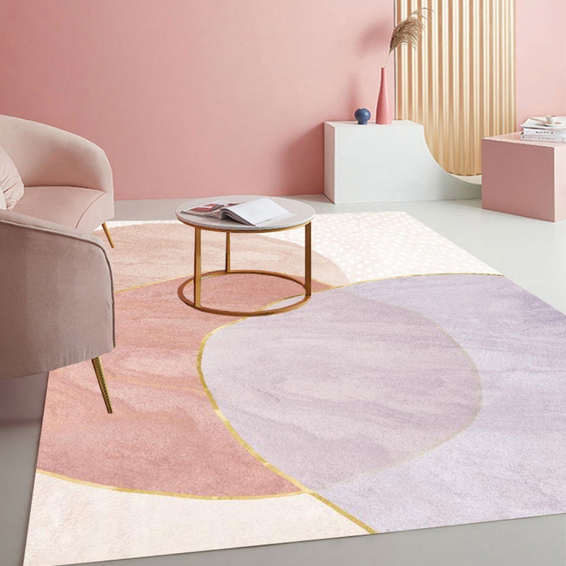 侘寂風圓絨可客製室內地毯(現貨出清&福利品)