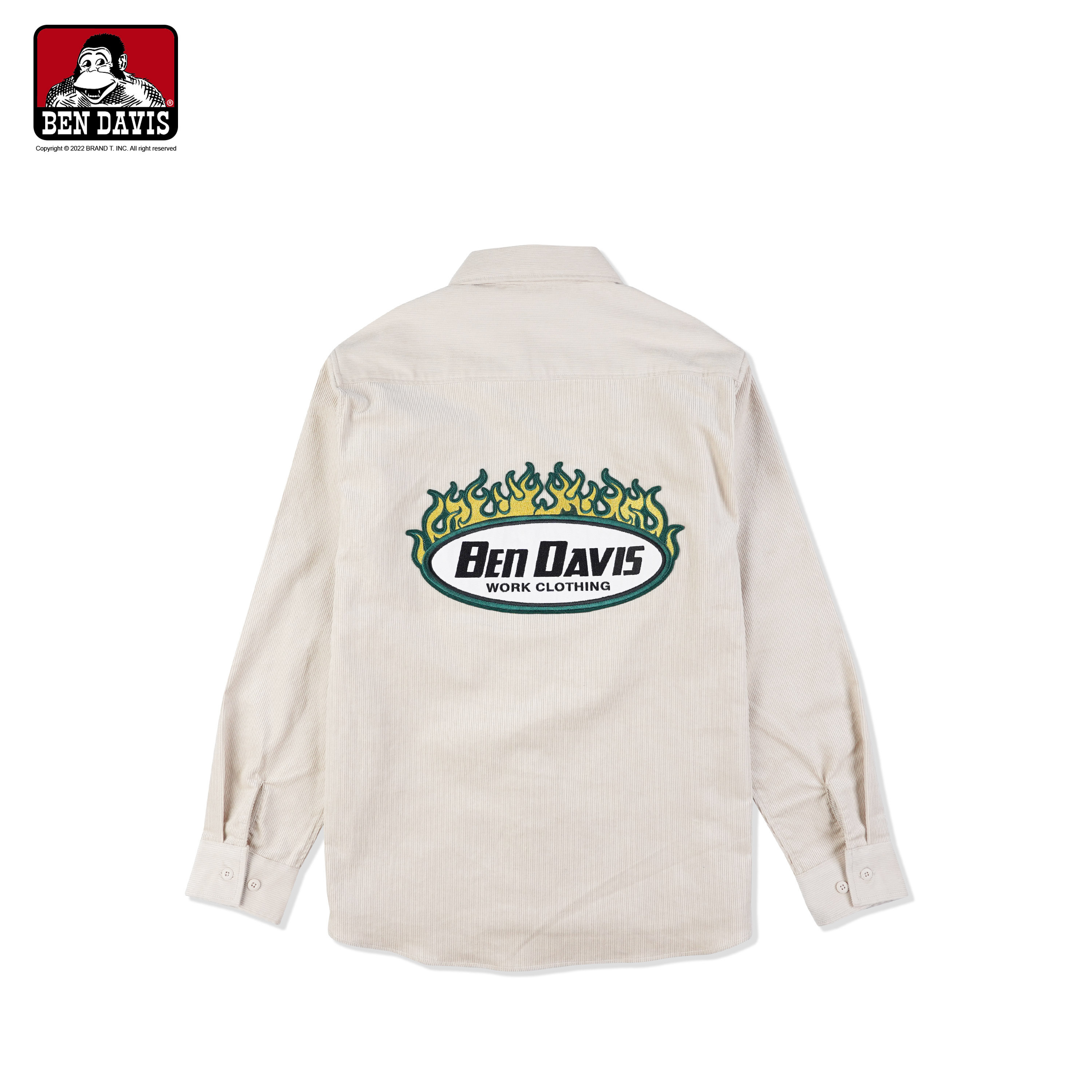 【 BEN DAVIS | 燈芯絨工作襯衫 - 2色 】