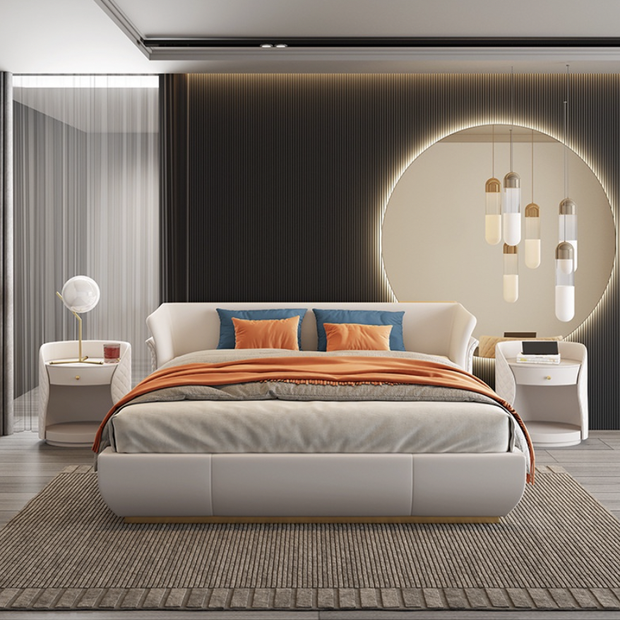 義式輕奢皮床 AOZ-M8829