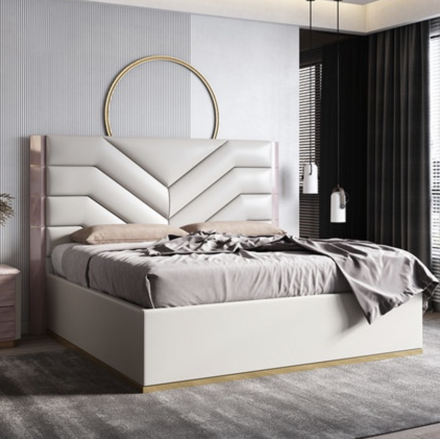 義式輕奢皮床 AOZ-M9005