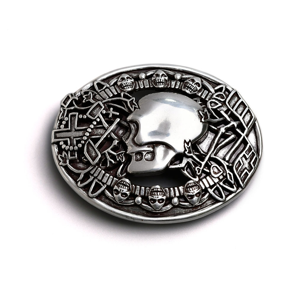 搖滾率性 骷髏頭 造型皮帶扣 / 皮帶頭 - 現貨