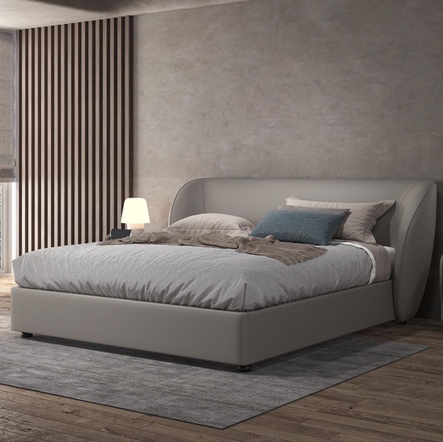 義式輕奢軟包床架 AOZ-M9006