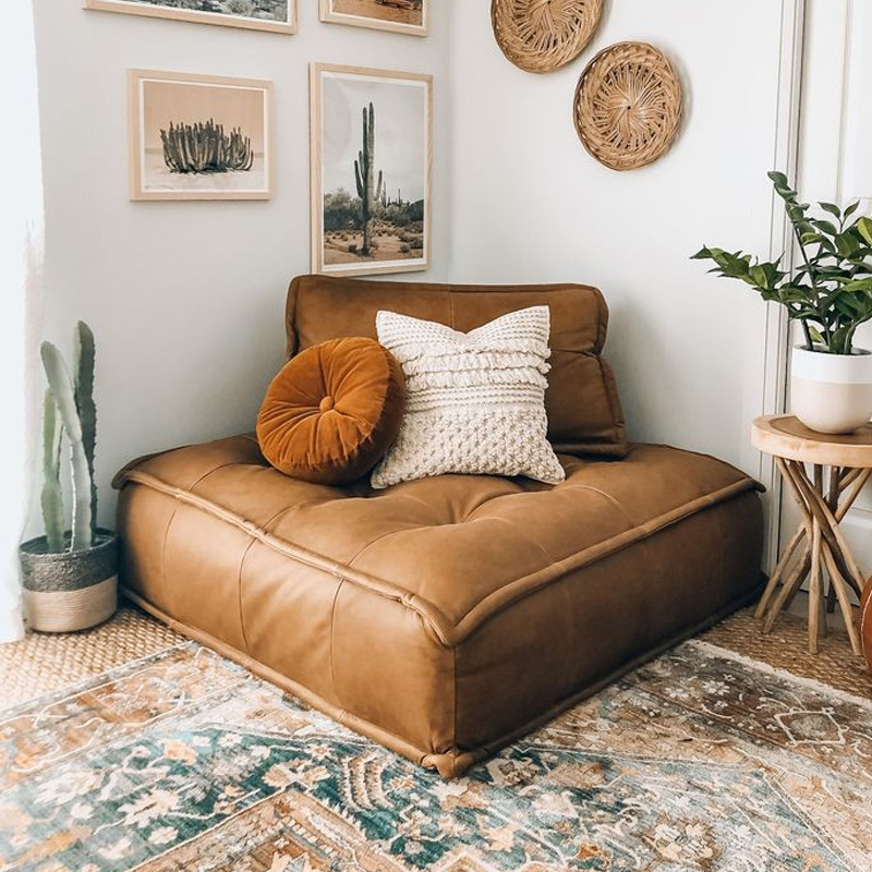 《1509》防貓抓豆腐塊乳膠懶人沙發