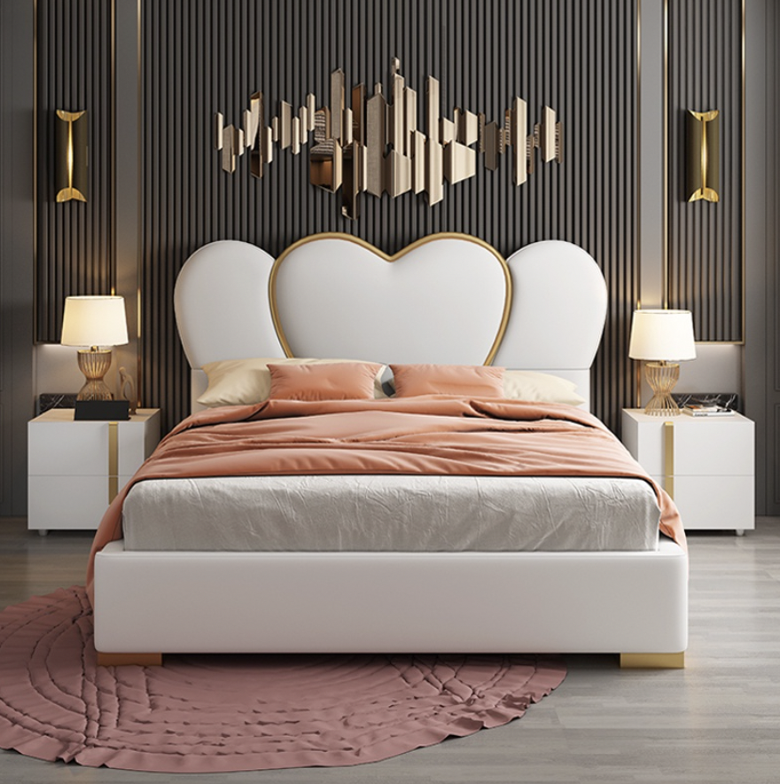 愛心軟包床架 AOZ-M170